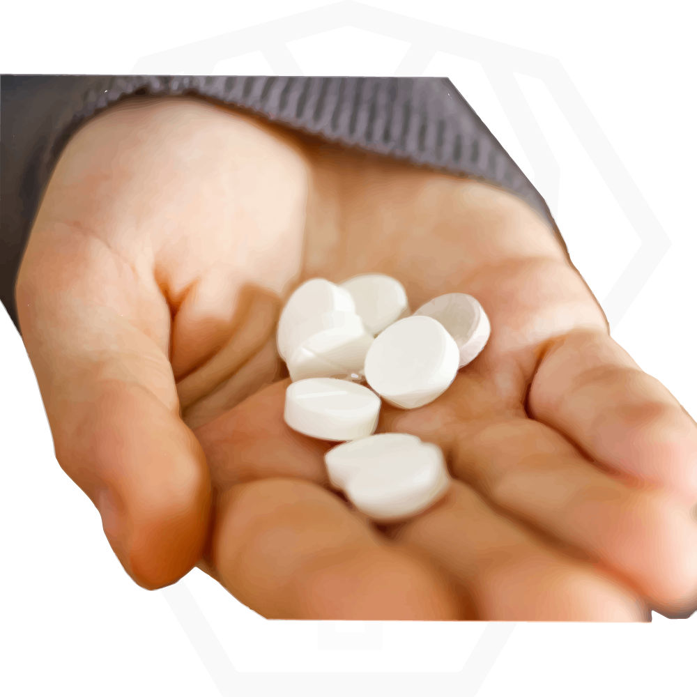 Comprimidos de glucosa, 4 g (10 por paquete)