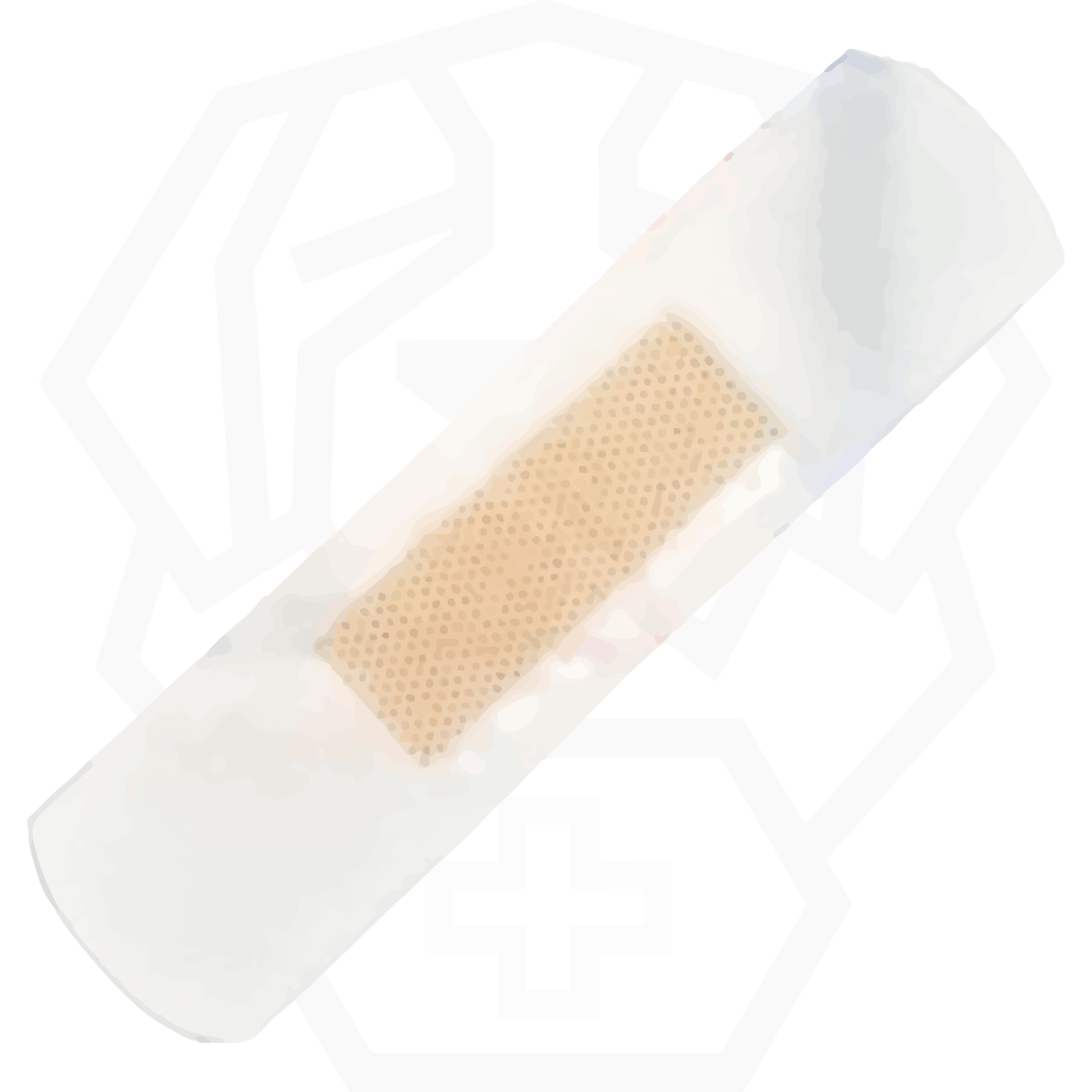 Pansements adhesifs steriles - en plastique junior - enveloppes separement