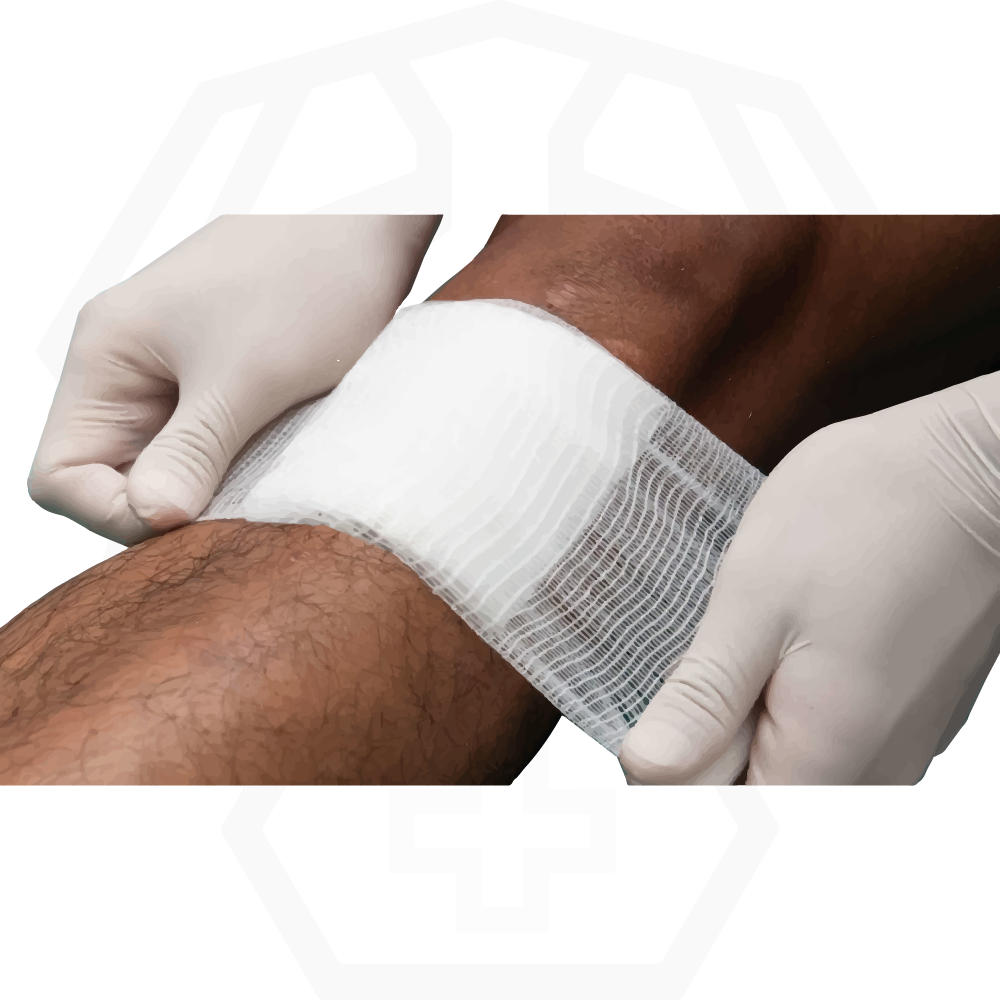 Individually wrapped sterile bandage compresses