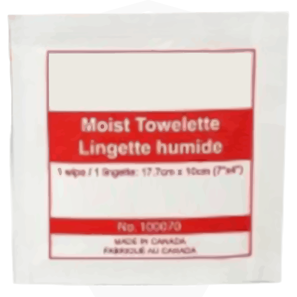 Hand and skin cleansing towelettes, individually wrapped