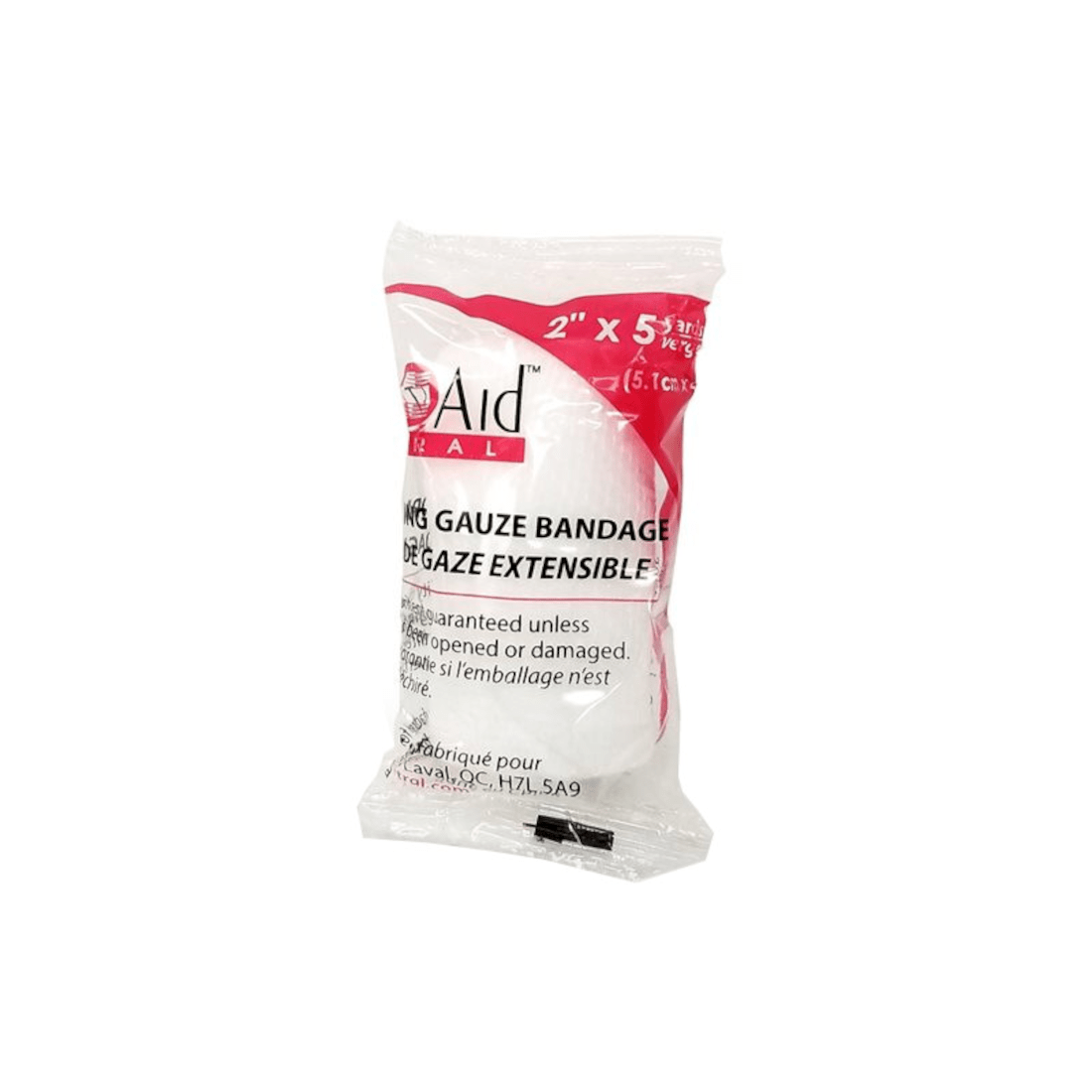 Rolls of sterile gauze bandage (50 mm x 9 m)