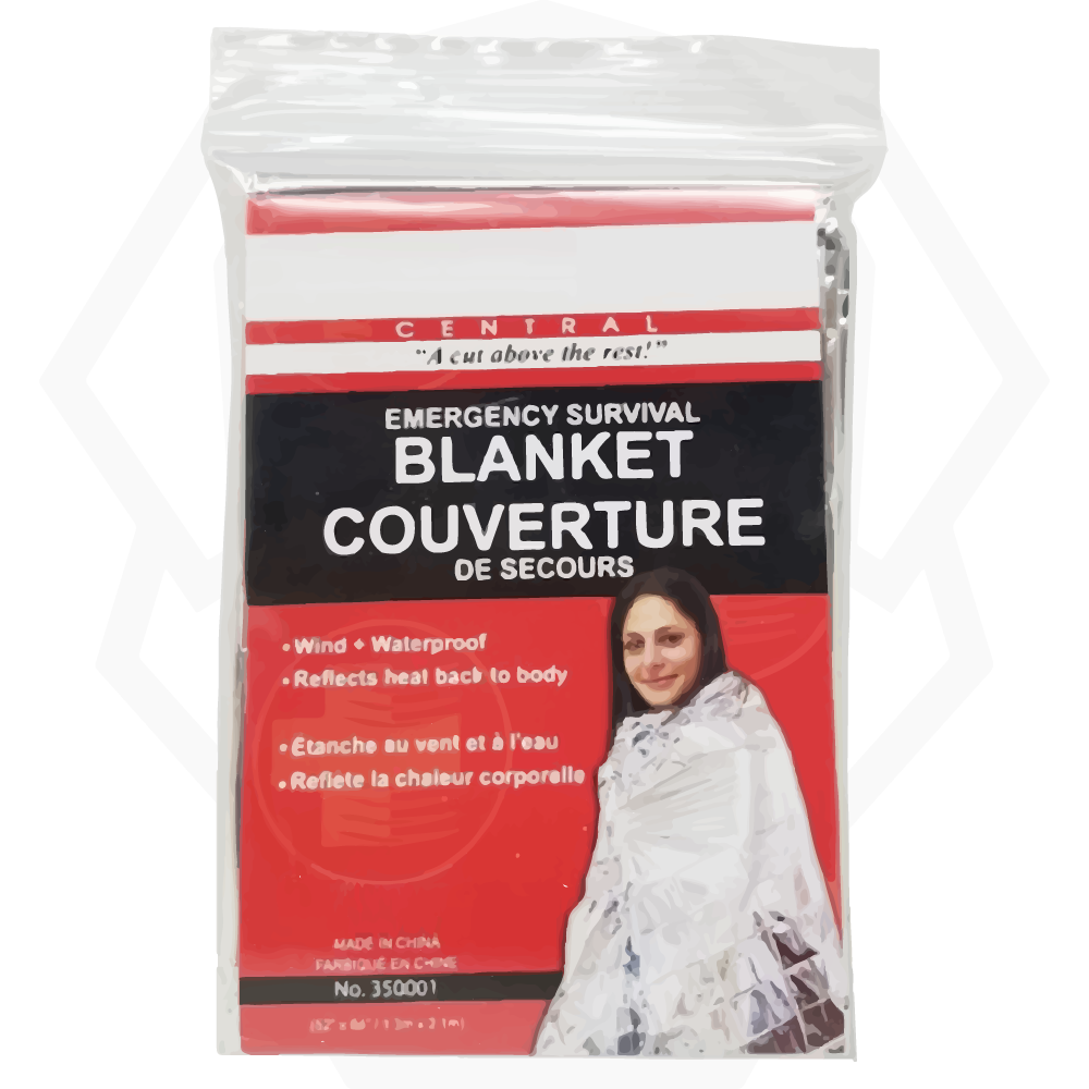 Mylar emergency blanket
