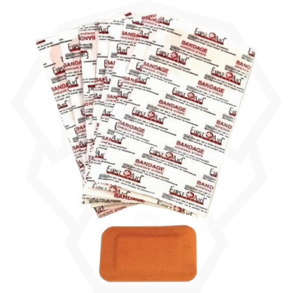Sterile adhesive dressings - square fabric - individually wrapped