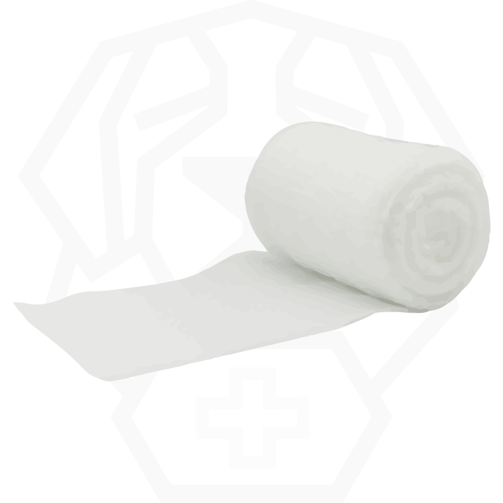 Bandages elastiques, longueur non etiree, emballes individuellement, 5,1 cm x 1,8 m (2 po x 2 verges)