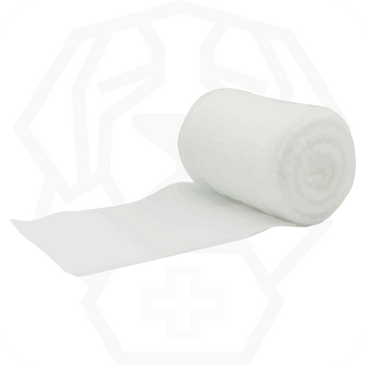 Rolls of sterile gauze bandage (50 mm x 9 m)