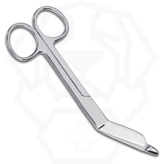 Bandage scissors, stainless steel (angled blunt tip), min. 14 cm (5.5 in.)