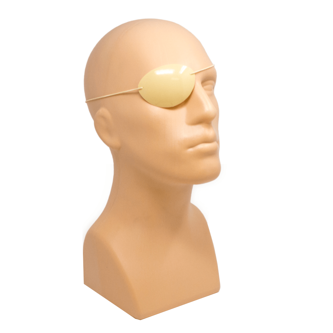 Eye shield with elastic strap