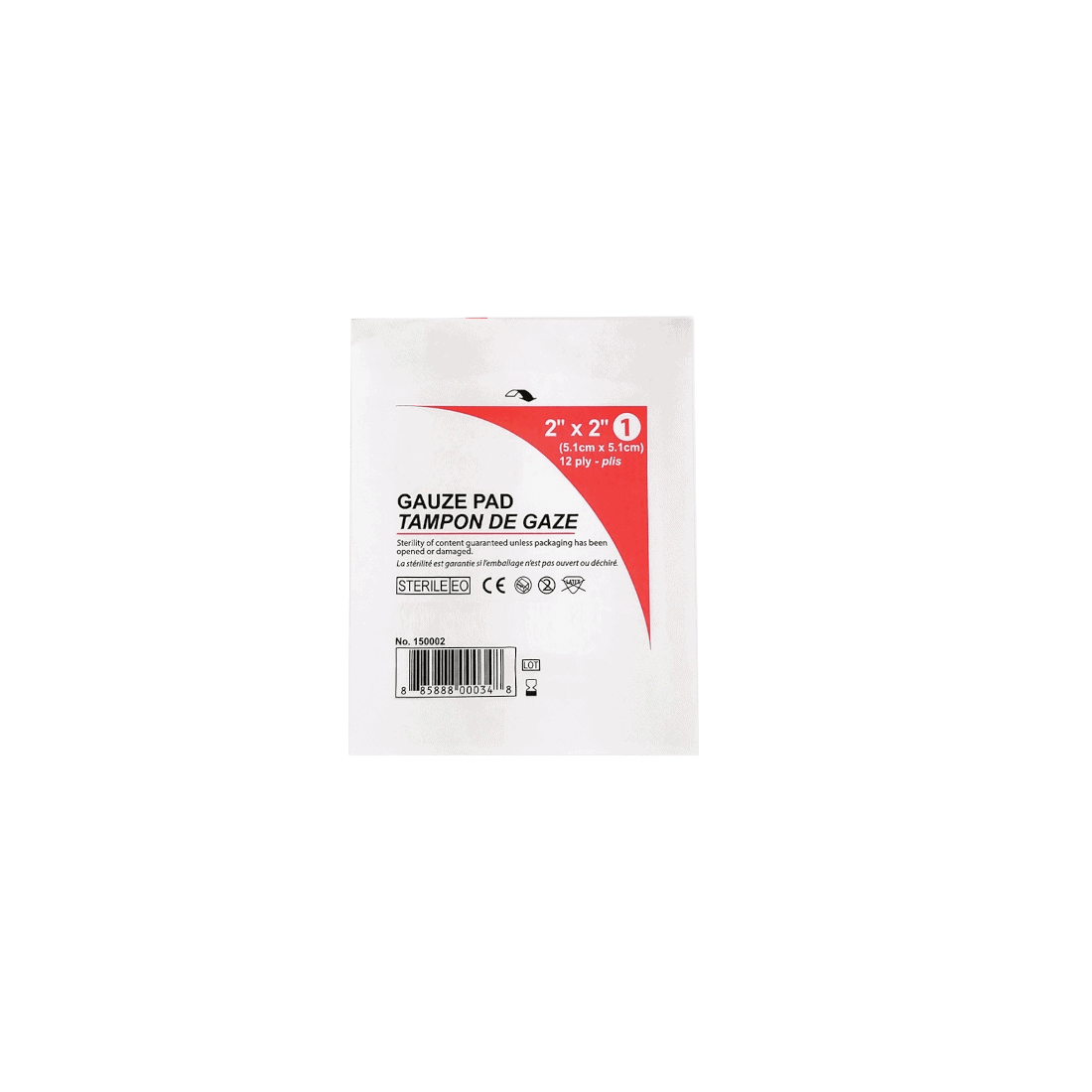 Sterile gauze swabs (51 mm x 51 mm)